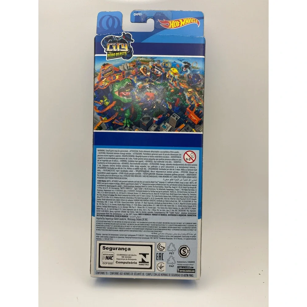 Hot Wheels City Robo Beasts 5-Pack Diecast Cars 1:64 Scale Toy Car Set NEW‎